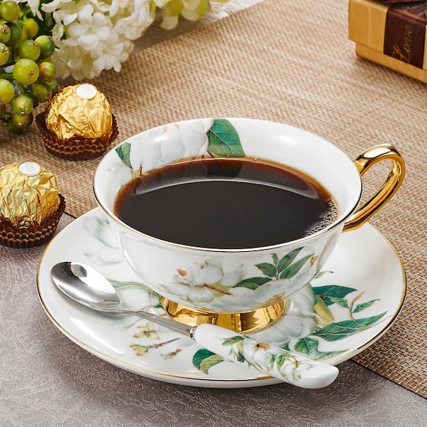 Coffee Cappuccino Cup & Saucer 200ml -Pottery