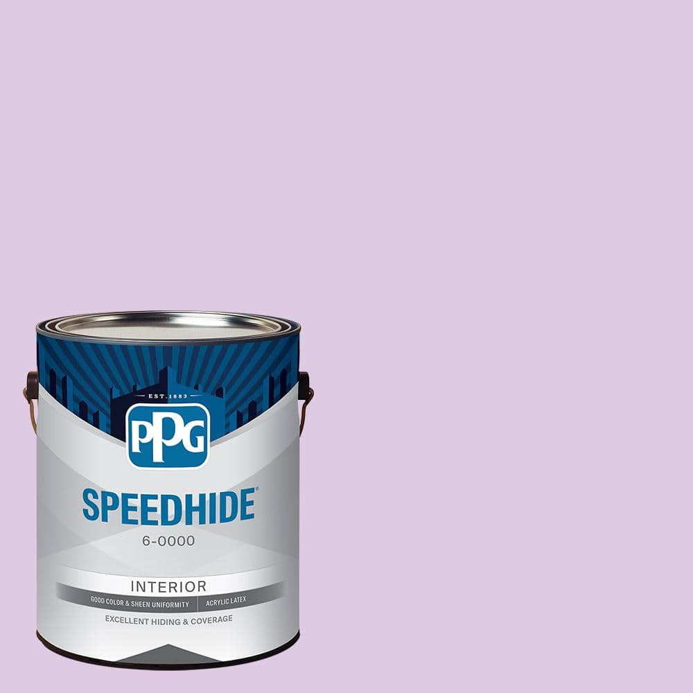 SPEEDHIDE 1 gal. PPG1250-3 Syrian Violet Eggshell Interior Paint  PPG1250-3SH-01E - The Home Depot