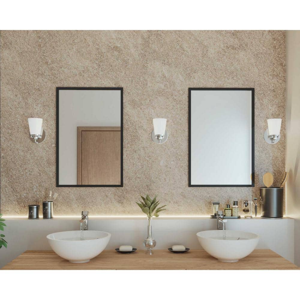 Brushed Nickel Cylinder Wall Sconce with Etched Glass Shade