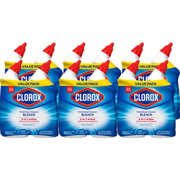 24 oz. Rain Clean Toilet Bowl Cleaner with Bleach (12-Pack)