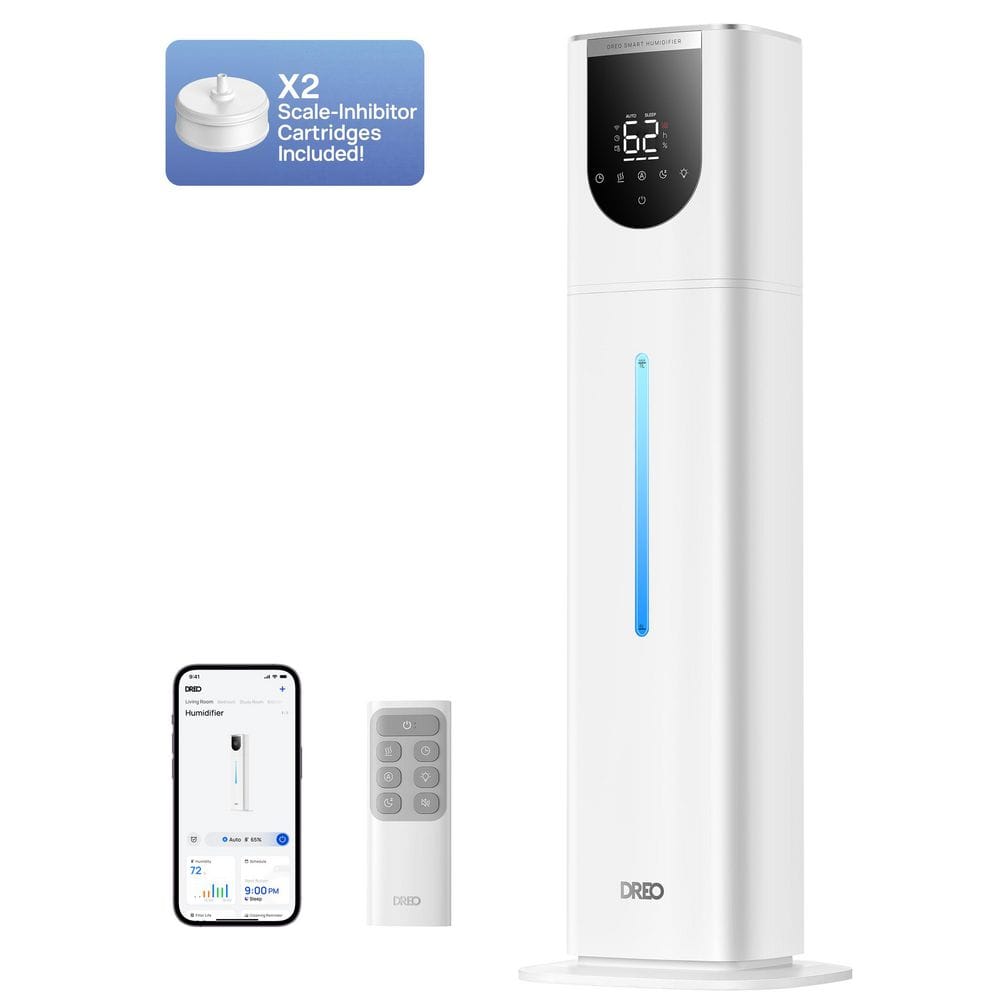 11L Smart Humidifier for Large Room 700 sq ft. 100H Quiet Runtime, Self-Cleaning Tank, Remote/App/Voice Control