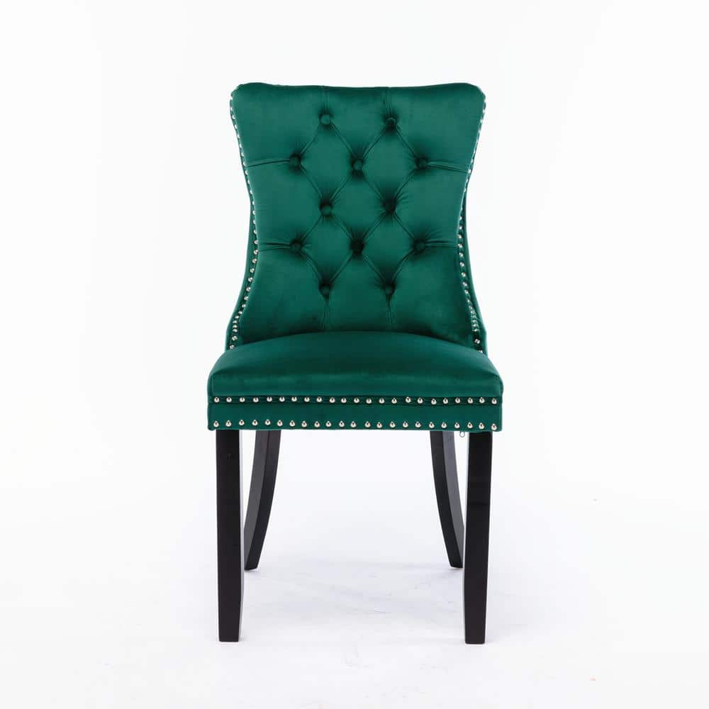 green dressing table chair