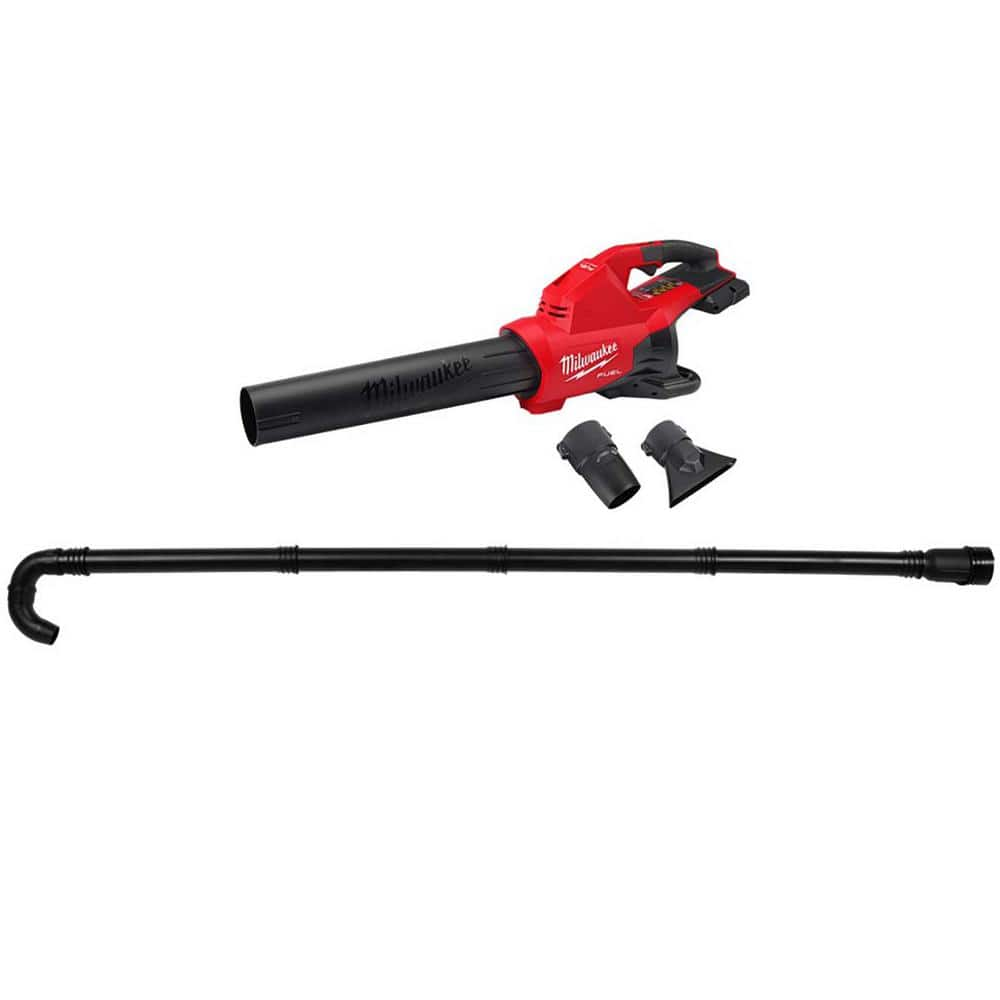 M18 FUEL Dual Battery 145 MPH 600 CFM 18V Lithium-Ion Brushless Cordless Handheld Blower w/Gutter Cleaning Attachment -  Milwaukee, 2824-2790