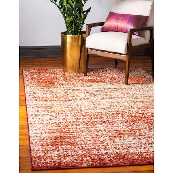 Autumn Traditions Terracotta 5' 0 x 8' 0 Area Rug