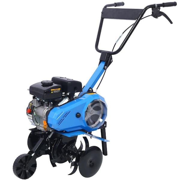 Gas-Powered 4-Cycle 2-in-1 Tiller and Cultivator, 78. 5cc with Handle