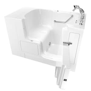Gelcoat Value Series 52 in. x 32 in. Walk-In Soaking Bathtub with Right Hand Drain and Outward Opening Door in White