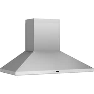 Siena 48 in. 1200 CFM Ducted Wall Mount Range Hood with LED Light in Stainless Steel