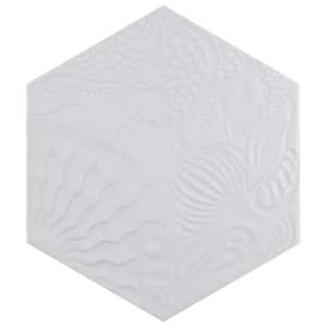 Gaudi Lux Hex White 8-5/8 in. x 9-7/8 in. Porcelain Floor and Wall Tile (11.56 sq. ft./Case)
