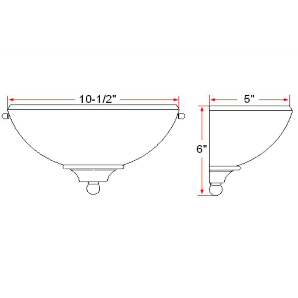 Satin Nickel Glass Oval Wall Sconce with Dimmable Touch Control