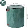HOMOC 10 Gallon Leaf Bags Collapsible Lawn and Leaf Waste Bag Yard Waste  Bags Reusable Camping Trash Can (S)
