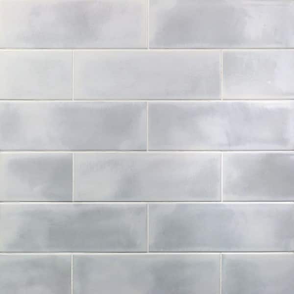 Ivy Hill Tile Piston Camp White 4 in. x 12 in. 7mm Glazed Ceramic Subway Wall Tile (34-piece 10.97 sq. ft./box)