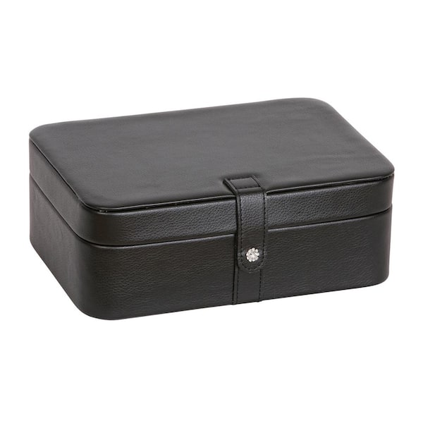 1pc Anti-tarnish Jewelry Storage Box With Lock, For Earrings, Rings,  Watches, Bracelets, Necklaces, For Men & Women