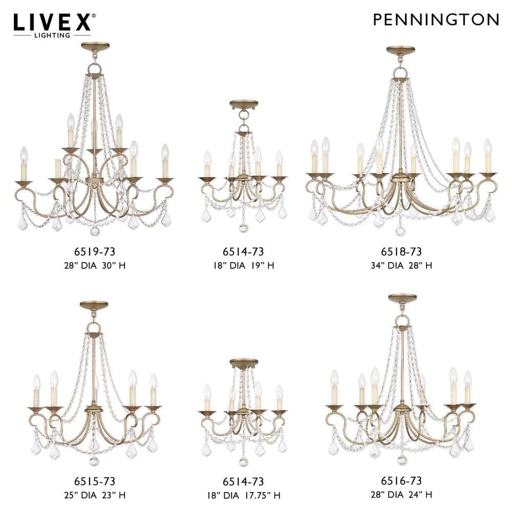 Elegant Mini 4-Light Chandelier with Crystal Accents and Antique Silver Leaf Finish