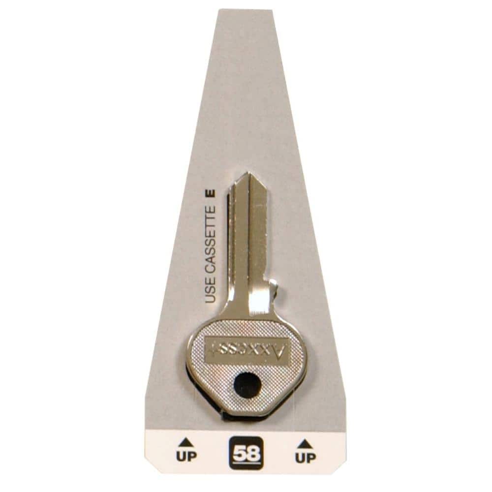 Hillman #58 Master Lock Key Blank 87554 - The Home Depot