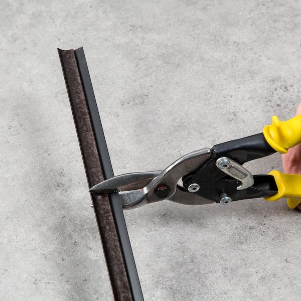 47 in. Smoked Pewter Vinyl Large Profile Inside Corner Trim (5-Pack)