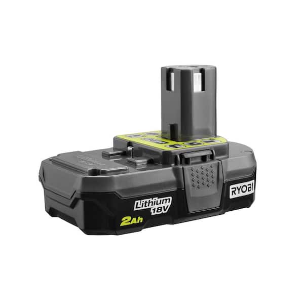 Ryobi One 18v 2 0 Ah Compact Lithium Ion Battery P190 The Home Depot