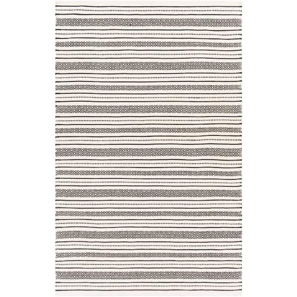 Osasuna Charcoal Tribal 6 ft. x 9 ft. Indoor Area Rug