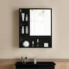 Basicwise Bathroom Storage Cabinet, 16.5 W x 6.25 D x 27.5 H, 2