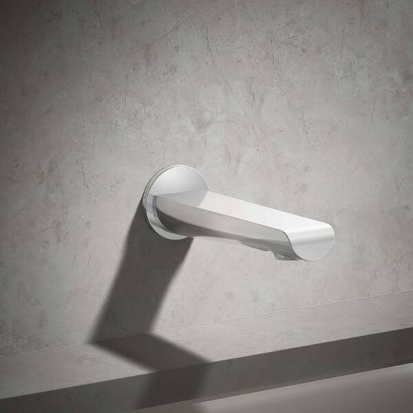 KOHLER Avid Wall-Mount Bath Spout in Polished Chrome
