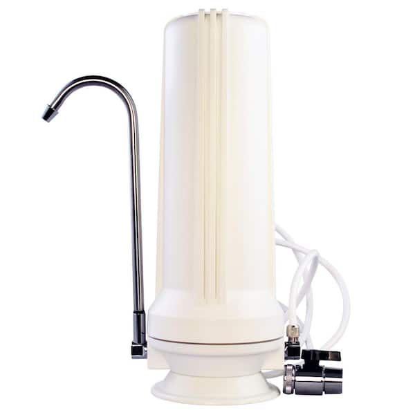 Premium 7-Stage Counter Top Water Filtration System in White