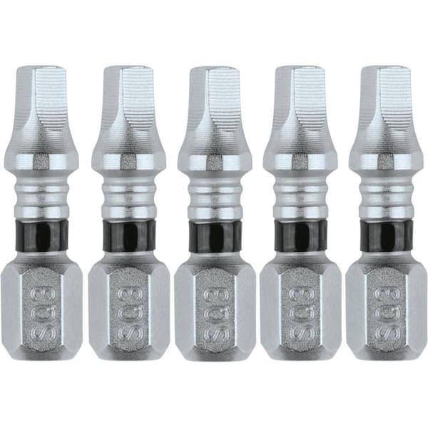 Makita Impact XPS #3 Square 1 in. Insert Bit 5-Pack)