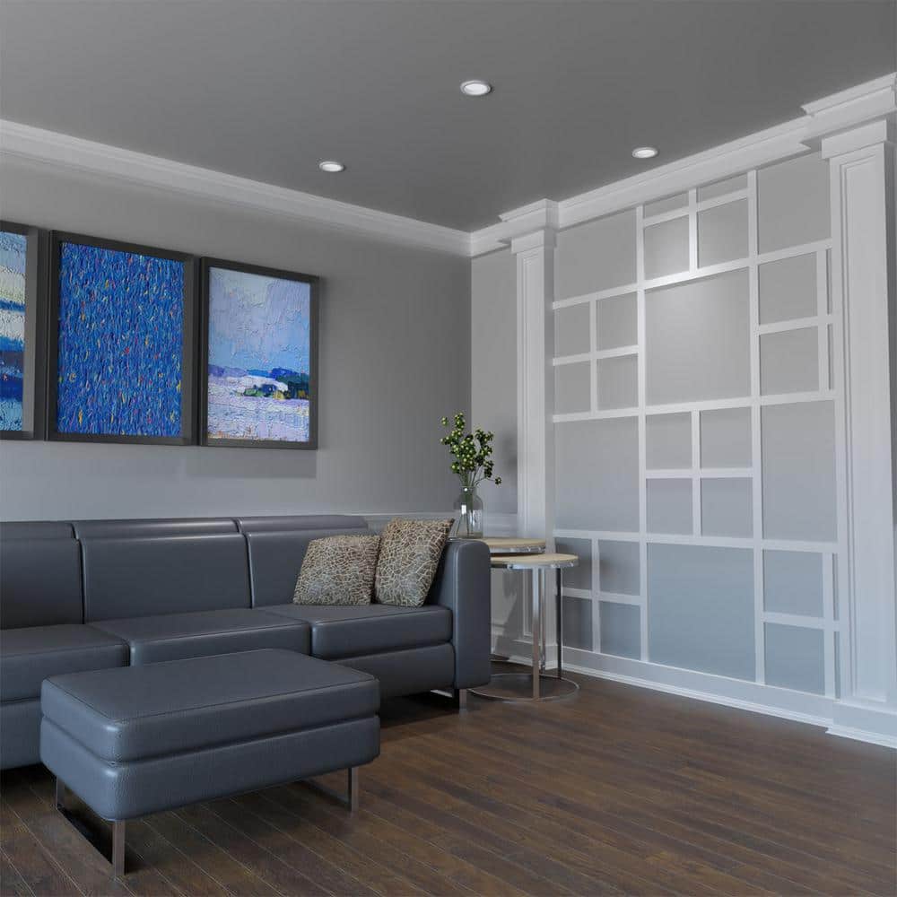 Large White PVC Decorative Fretwork Wall Panels