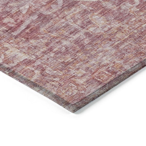 Chantille Machine Washable Indoor/Outdoor Abstract ACN1728 Paprika 8 ft. x 10 ft. Area Rug
