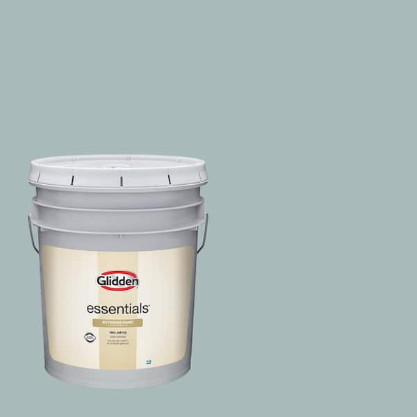 5 gal. PPG1145-4 Blue Willow Satin Exterior Paint