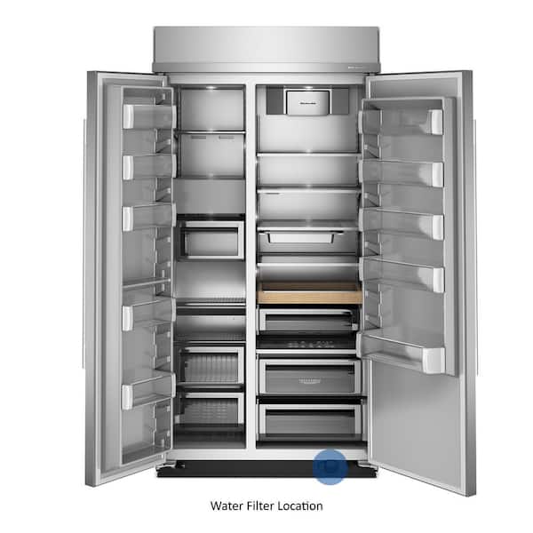 KitchenAid 42 in. 25.5 cu. ft. Built-In Side-by-Side Refrigerator