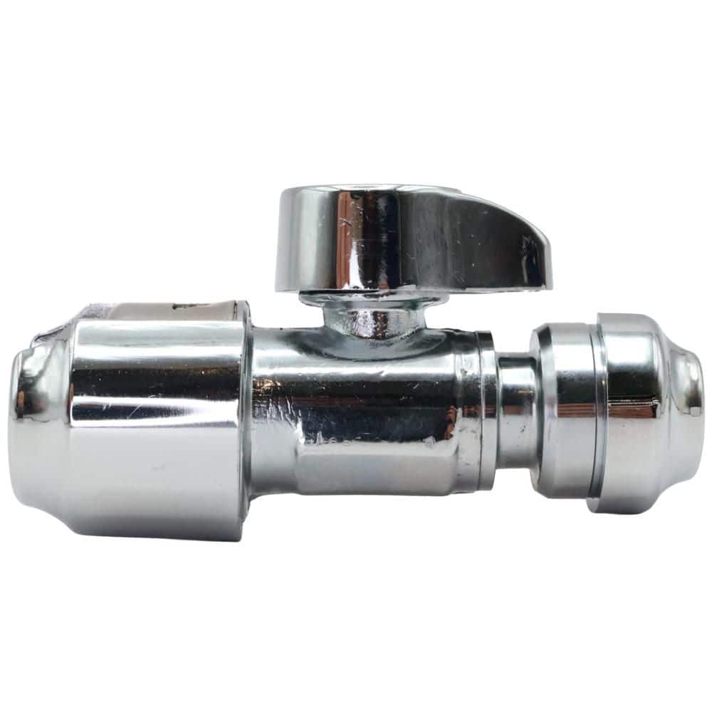 1/2 in. Push-to-Connect x 1/4 in. (3/8 in. OD) Compression Straight Stop Valve price history on PriceWatchPro
