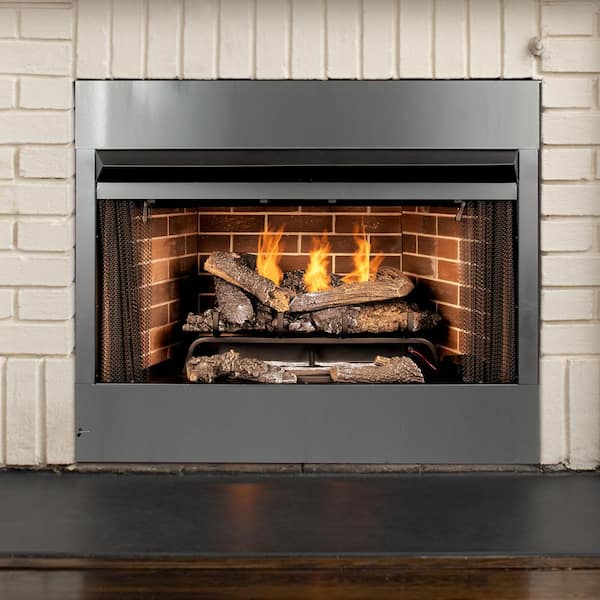 Pleasant Hearth Universal Radiant Zero, Ventless Gas Fireplace Home Depot