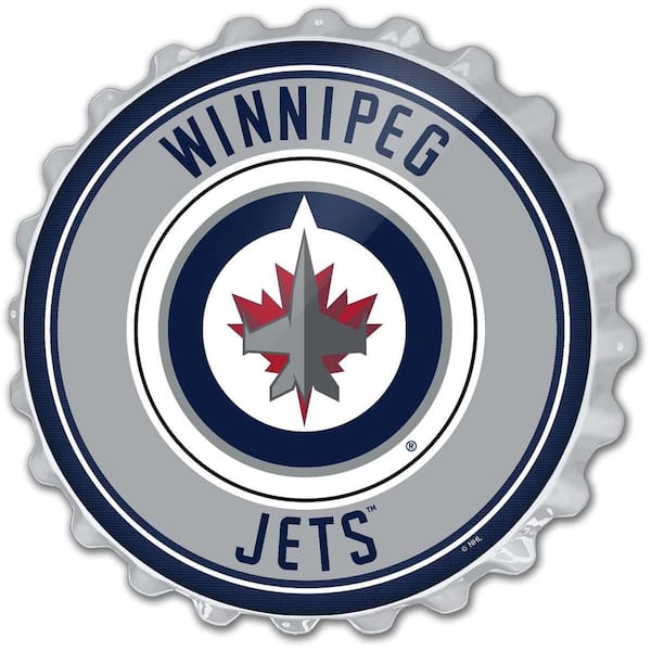 NHL® Winnipeg Jets Plastic License Plate SUPPORT YOUR TEAM 