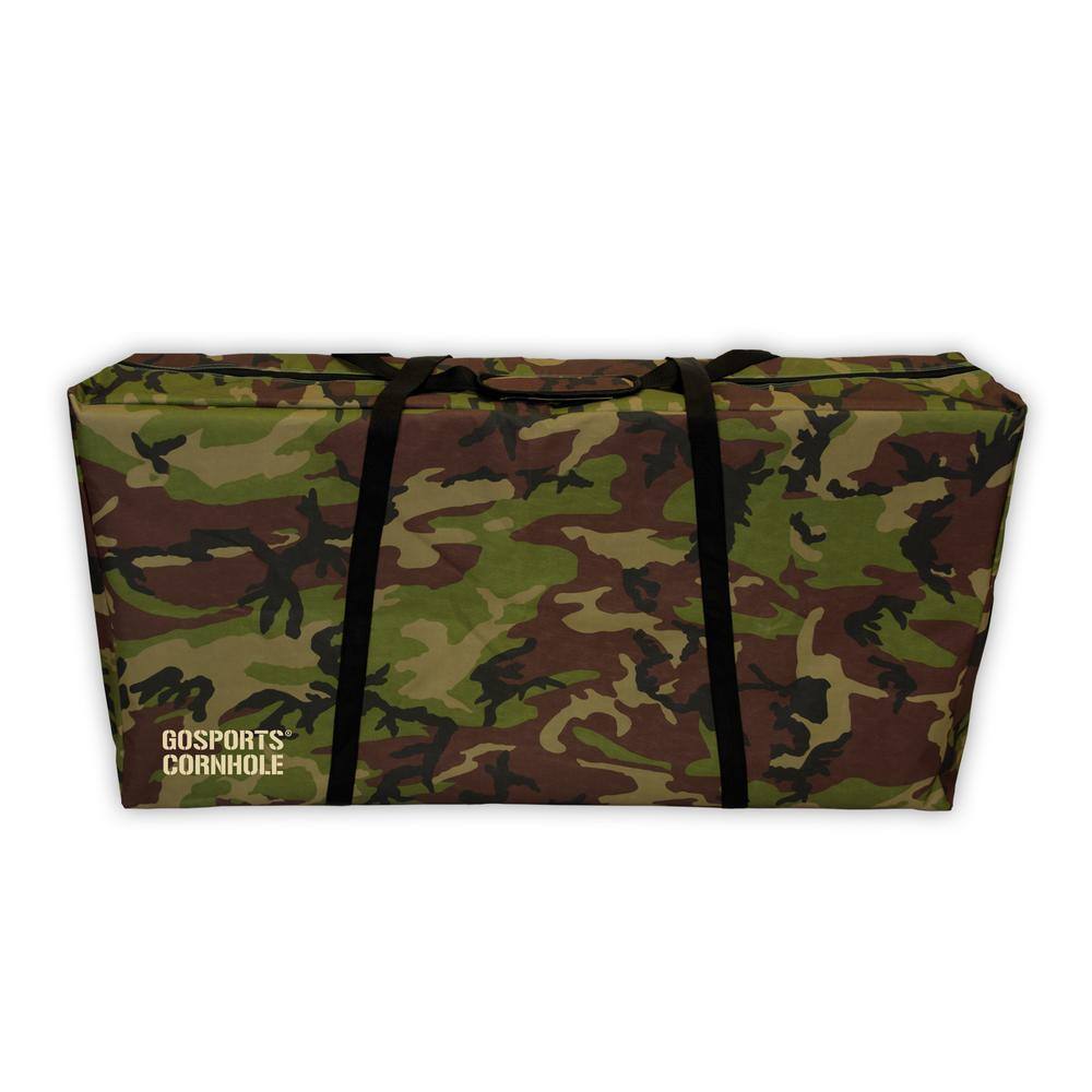 Black 4ft x 2ft Cornhole Board Carrying Case Tote Bag 48.5" x 24.5" x 9" 
