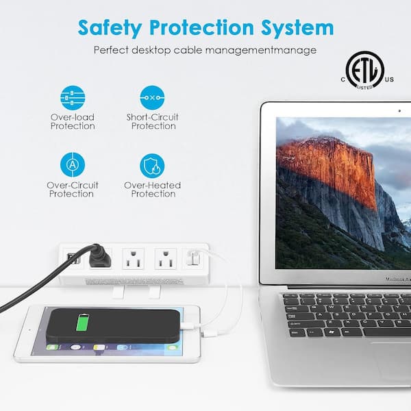 DEWIN Retractable Power Strip 2500W 16A Retractable Socket 3 - View #5