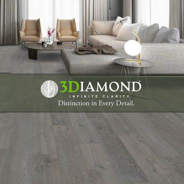 Safron 30 MIL x 6.62 in. W x 48 in. L Click Lock Waterproof Luxury Vinyl Plank Flooring (30.88 sqft/case)