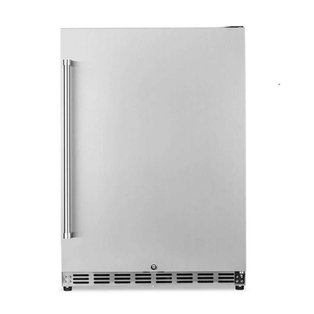 24" Stainless Steel Built-in Beverage Refrigerator with Energy Star
