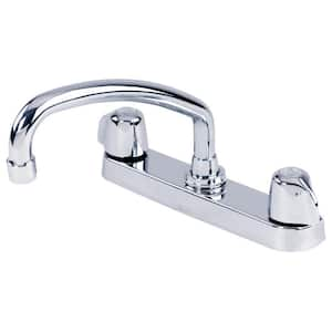 Gerber Classics 2-Handle Deck Mount Standard Kitchen Faucet in Chrome