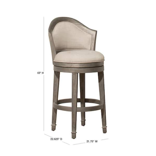 Hilale Furniture Monae 30 In, Round Bar Stool Covers Ikea