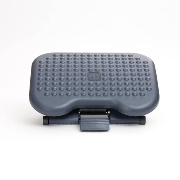 Mind Reader Black Plastic 3-Position Adjustable Height Ergonomic Foot Rest  LEGUP-BLK - The Home Depot
