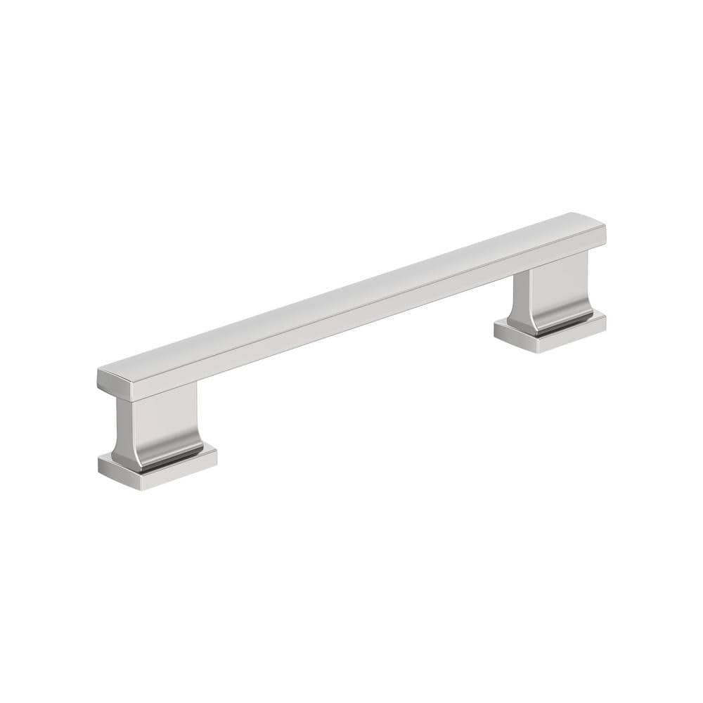 Polished Chrome Modern Cabinet Pulls with Mounting Hardware