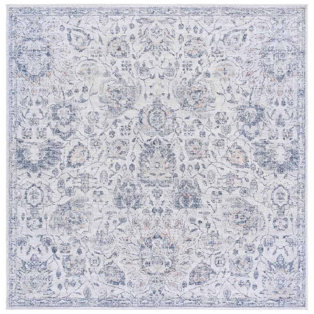 Hunter 7 ft. x 7 ft. Ivory/Dark Gray/Sage Abstract Ornate Square Area Rug price history on PriceWatchPro