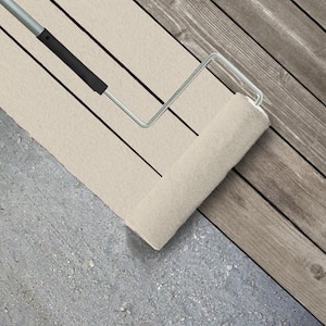 1 gal. #PWN-40 Elegant Ivory Textured Low-Lustre Enamel Interior/Exterior Porch and Patio Anti-Slip Floor Paint