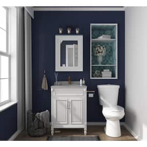 2-Piece 0.8/1.28 GPF Dual flush Elongated ADA Comfort Height Toilet in White Map Flush 1000g, Quiet-Close Seat Included