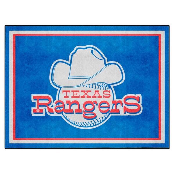 FANMATS Texas Rangers 8ft. x 10 ft. Plush Area Rug
