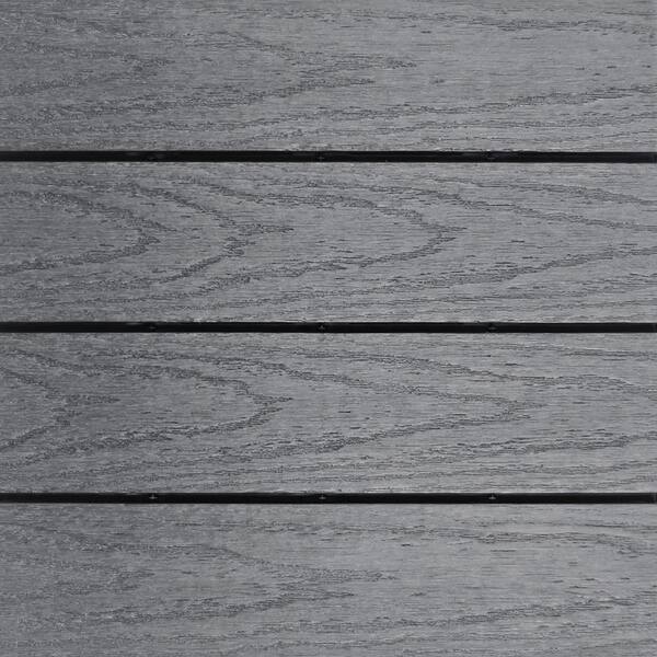 ゆーこ。 NewTechWood 1/6 ft. x 1 ft. Quick Deck Composite Deck Tile Inside