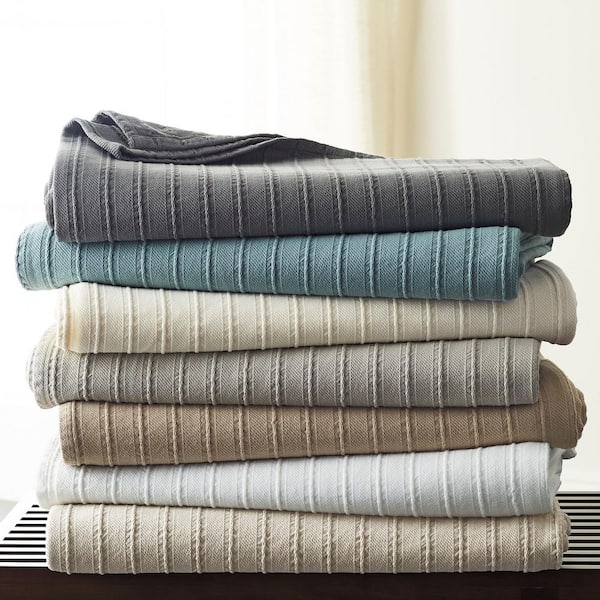 Woven cotton online throw