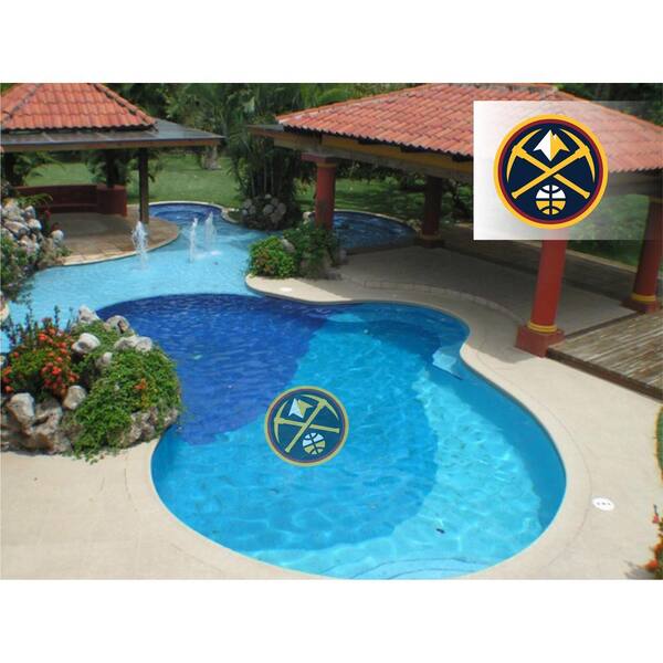 Applied Icon NBA Denver Nuggets 29 in. x 29 in. Small Pool Graphic