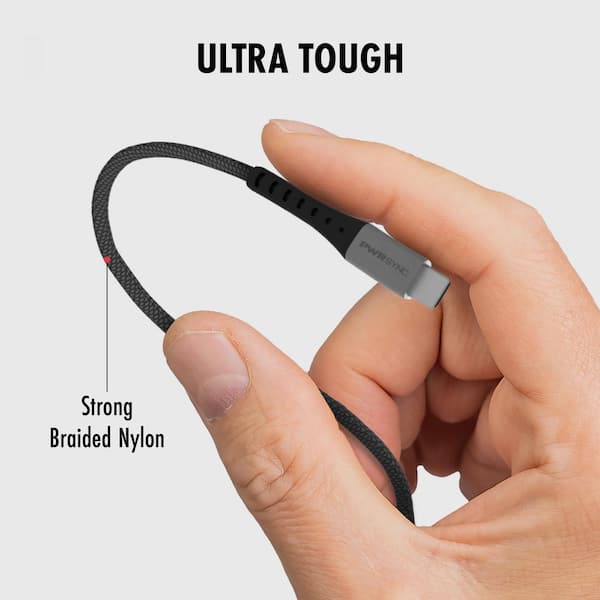 Tzumi Power Sync, Type-C, 10 ft. Charging Cable 30732HD - The Home