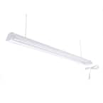 2-Light 4 ft. White 5000K LED Shop Light (LED Tubes Included)