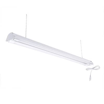 led fluorescent light fixture home depot